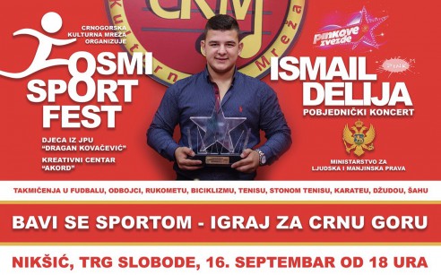 OSMI SPORT FEST I POBJEDNIČKI KONCERT ISMAILA DELIJE